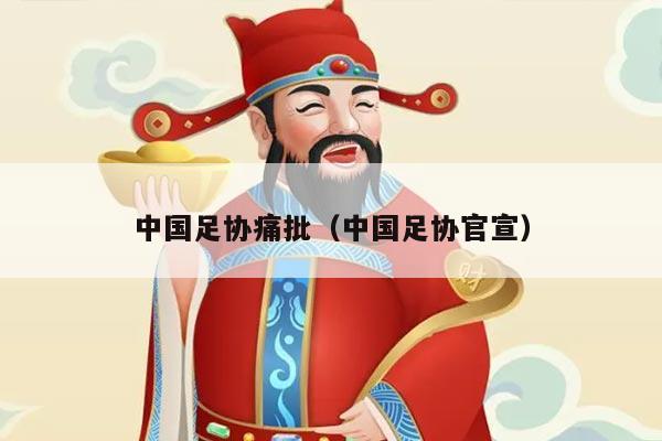 中国足协痛批（中国足协官宣）